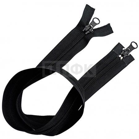 Молния спиральная (витая) тип 7 60см 2-ух замков разъем в две стороны цв 322 (уп 100шт)